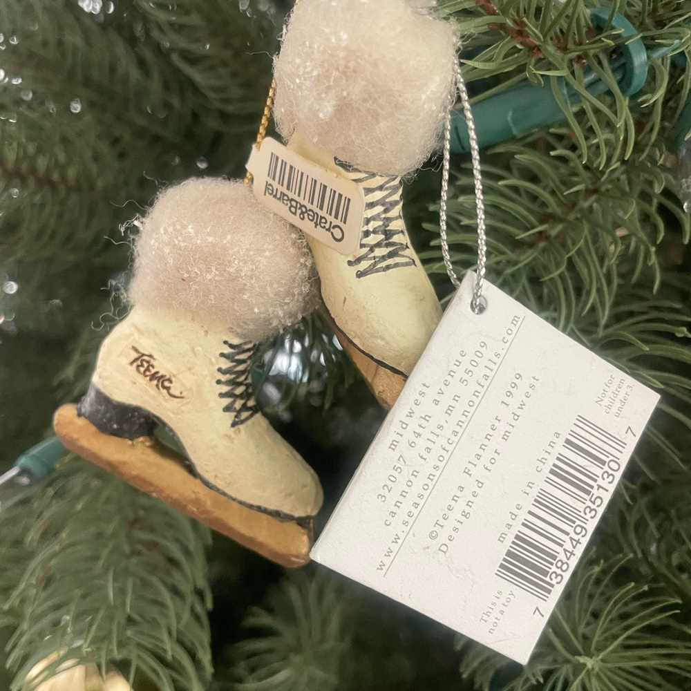 Crate Barrel Christmas Decoration by Teena 6 pcs - Picture 4 of 5